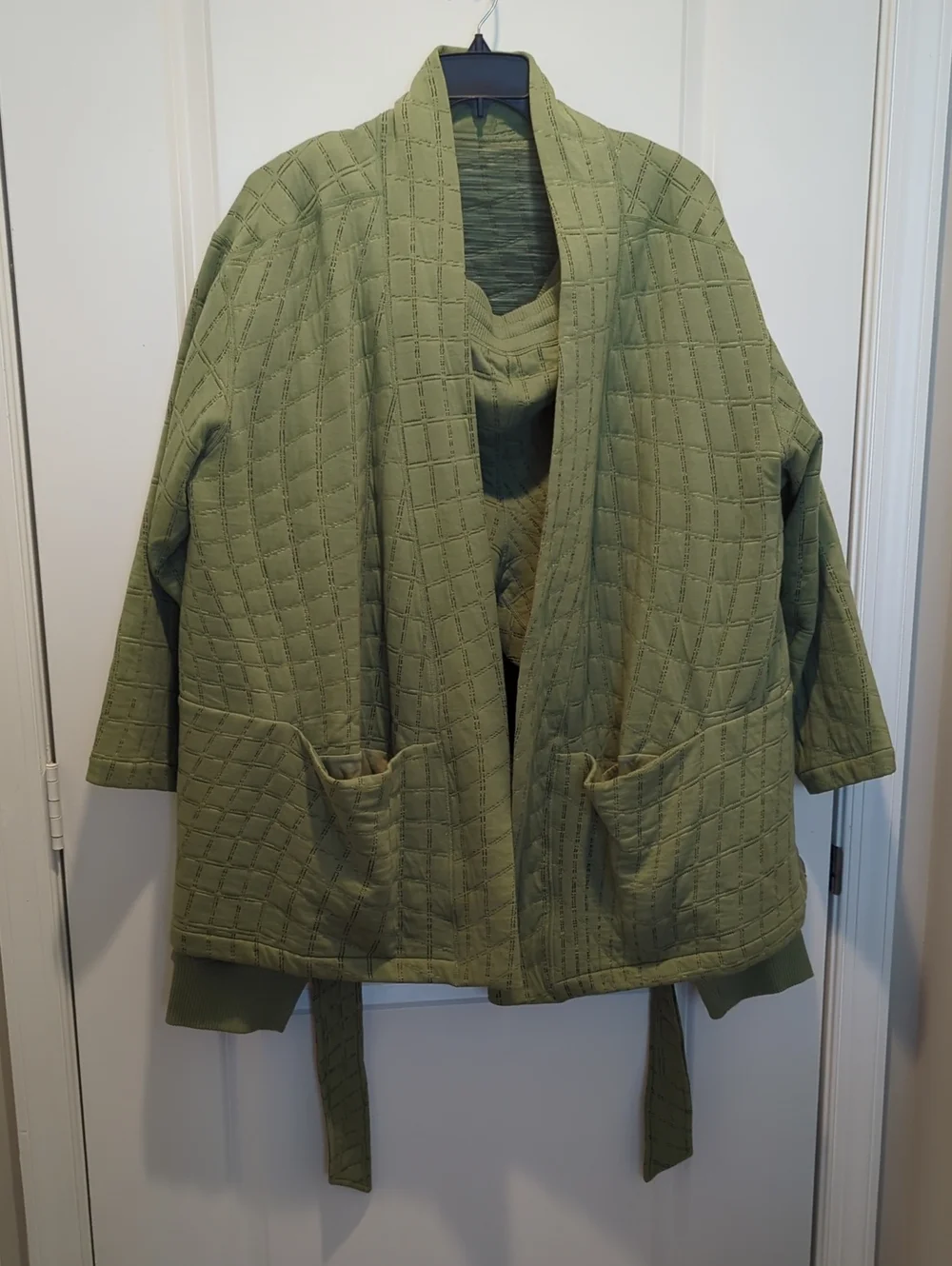 Nike Quilted Yoga Thermafit Set Jacket And Pants Reversible Size 2x